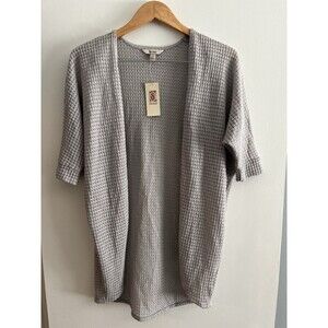 New Decree Women’s Gray Open Cardigan Sweater Cocoon Size Small